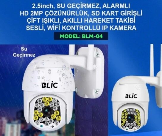 blic blm-04 wifi -ethernet dış mekan su geçirmez kamera