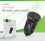 LİNKTECH C484 Çevre Dostu Çift PD 20W Araç Şarj Aleti