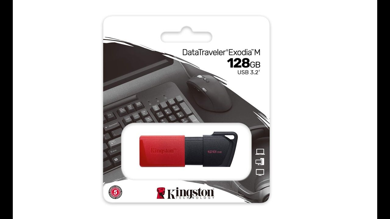 Kingston Exodia M 128GB Usb3.2 Dtxm/ Yüksek Hızlı USB Flash Bellek