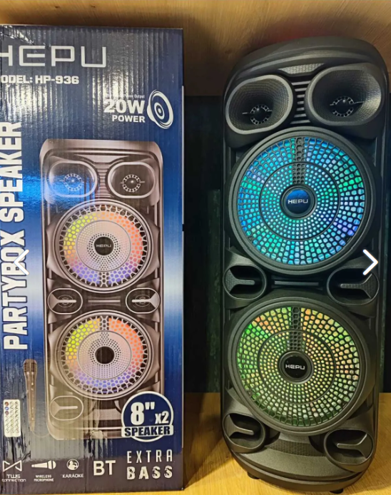 Hepu HEPU HP 936 20 Watt Rms 2*8 Inch Bluetooth Hoparlör