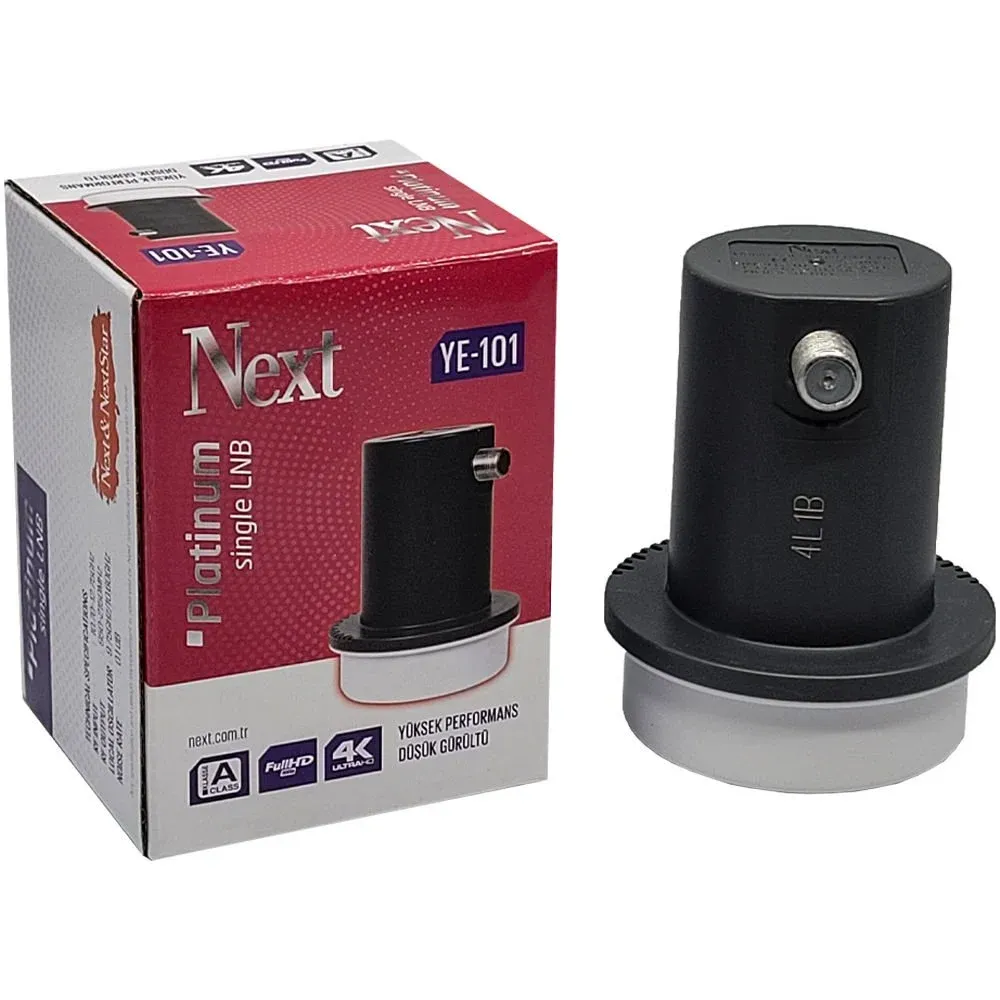 Next Ye-101 Platinum Single Tek Çıkışlı Lnb 0.1 dB 4k Uhd