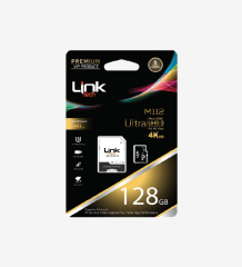 LİNKTECH M112 Premium Mikro SD 4K Ultra 128 GB Hafıza Kartı