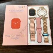 VENANDİN Watch 9 Mini, 41mm 3 Kordonlu ve Bileklik Hediyeli Akıllı Saat Son Sürüm