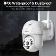 Avenir  AV-M20 5MP CCTV Kablosuz İki Yolu Ses Onvif Destekli Waterproof Ptz WIFI IP Kamera