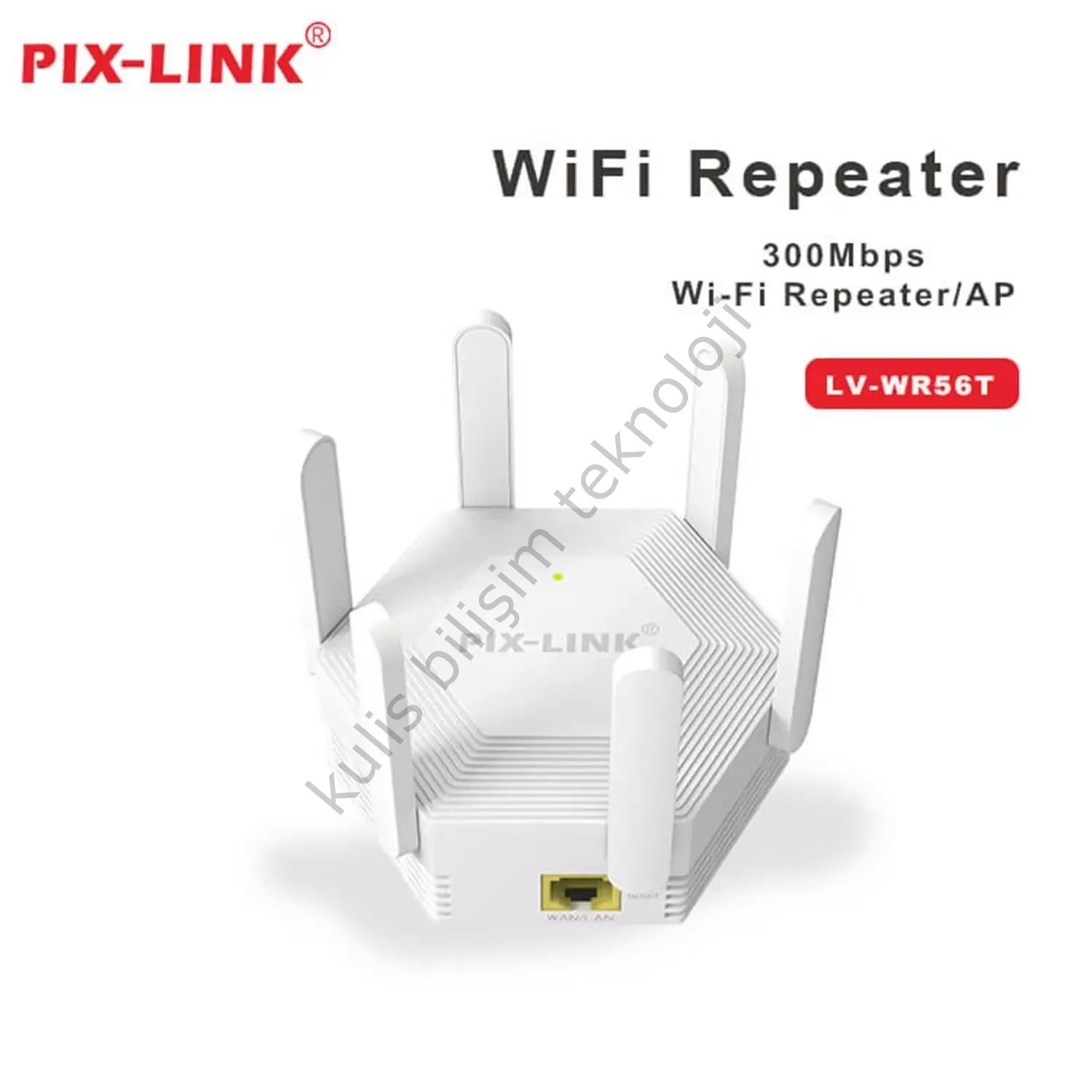 PIX-LINK GAB-WR56T Wifi Adapter 1200Mbps WiFi ADAPTÖR(300M2 ALANDA KESİNTİSİZ VERİ )